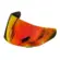 VISEIRA FF391 REVO VERMELHA (HELMET VISOR)
