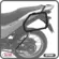 SUPORTE BAU LATERAL HONDA  BROS 150 2010+ / BROS160 2015  XRE 190 2016+ SPTO197 PRETO