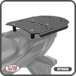 SUPORTE BAU SUPERIOR INDEPENDENTE HONDA SAHARA 300 2024 XRE 190 2016 + XRE 300 2010+ SPTO548 PRETO
