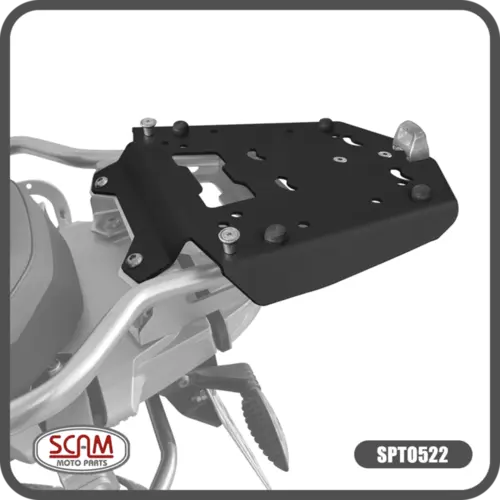 SUPORTE BAU SUPERIOR INDEPENDENTE PRETO BMW F850GS ADVENTURE 2018 F900GS ADVENTURE 2025 R1200GS ADVE
