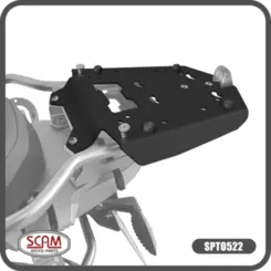 SUPORTE BAU SUPERIOR INDEPENDENTE PRETO BMW F850GS ADVENTURE 2018 F900GS ADVENTURE 2025 R1200GS ADVE