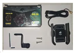 SUPORTE DE CELULAR P/ MOTO SR-15C C/ CARREGADOR TURBO (STALLION)
