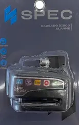 CADEADO DISCO ALARME PINO 5.5MM