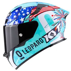 CAPACETE KYT TT REVO LEOPARD AMERICAS