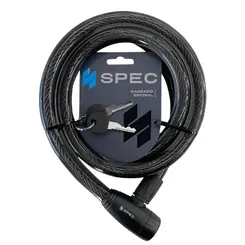 CADEADO ESPIRAL 18X1500MM C/ CHAVE PROTETOR TAMBOR DA CHAVE